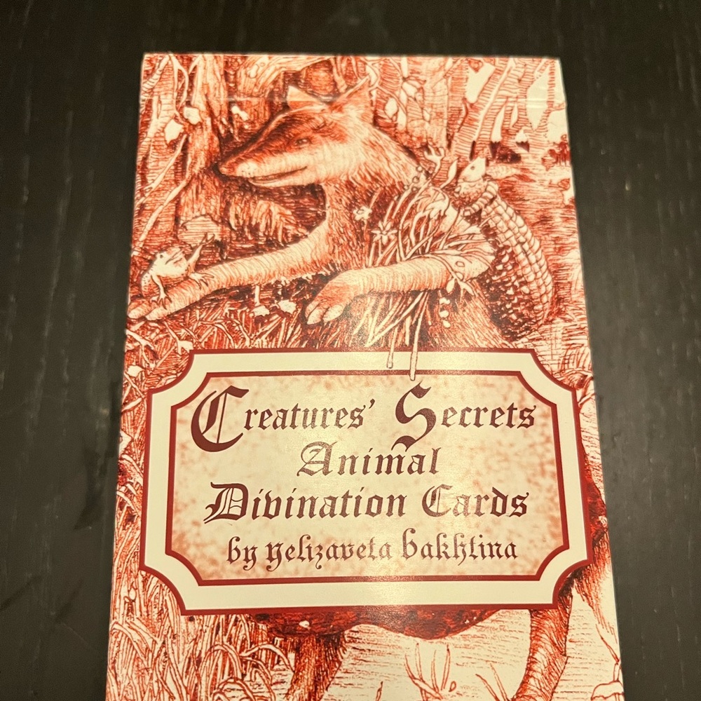 Animal Divination Tarot cards